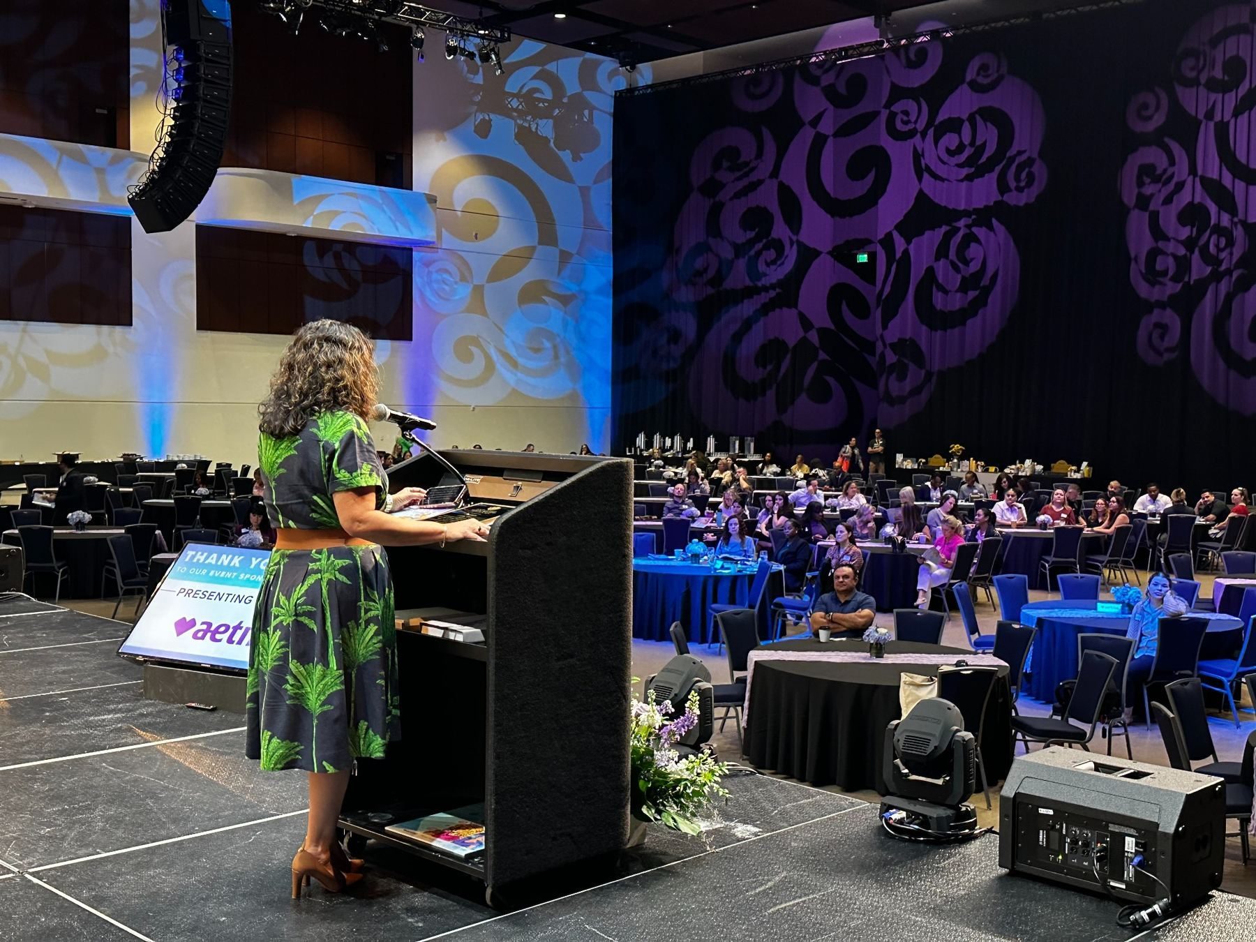 Panel conversation on stage at the summit